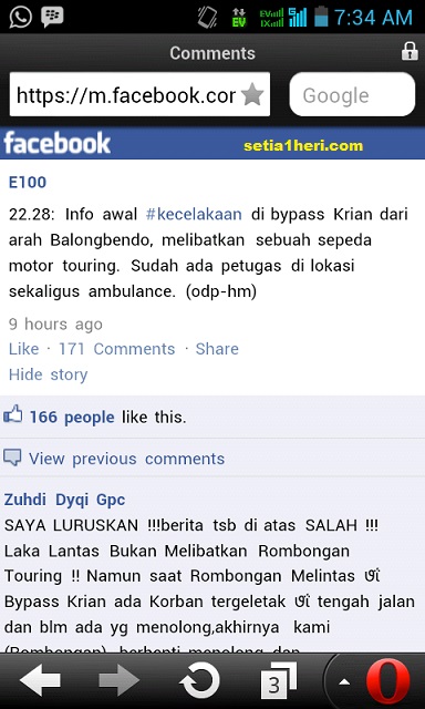 berita flaming kecelakaan di krian