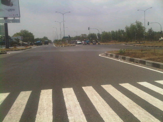 jalanan menuju area top speed