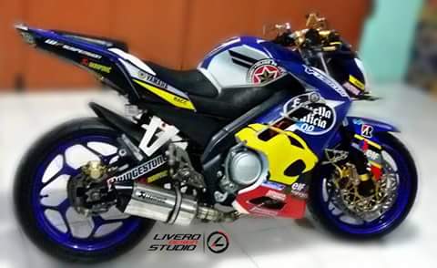 Yamaha New Vixion half fairing livery Estrella, keren juga&nbsp;nih