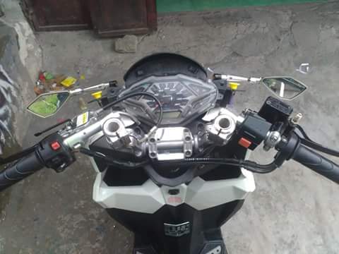Vario 150 ESP modif : Trondol Stang Jepit + Visor Ninja – sporty…..!!!