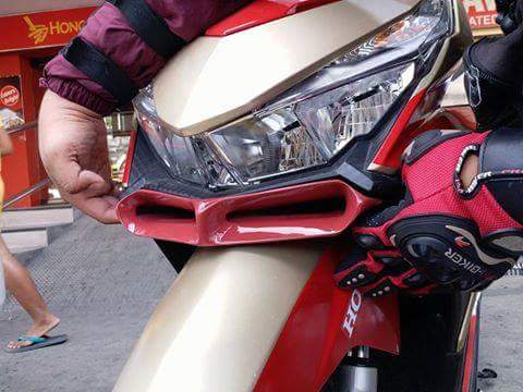 Winglet custom Vario 125/150, bikin sisi depan lebih&nbsp;padat