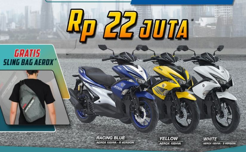 Yamaha Aerox 155 vva – diskon khusus satu juta,,,, khusus bulan maret di area Jatim! Simak&nbsp;detailnya.
