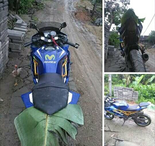 Copot spakbor original tapi ganti daun pisang pas hujan, stupid&nbsp;banget!!